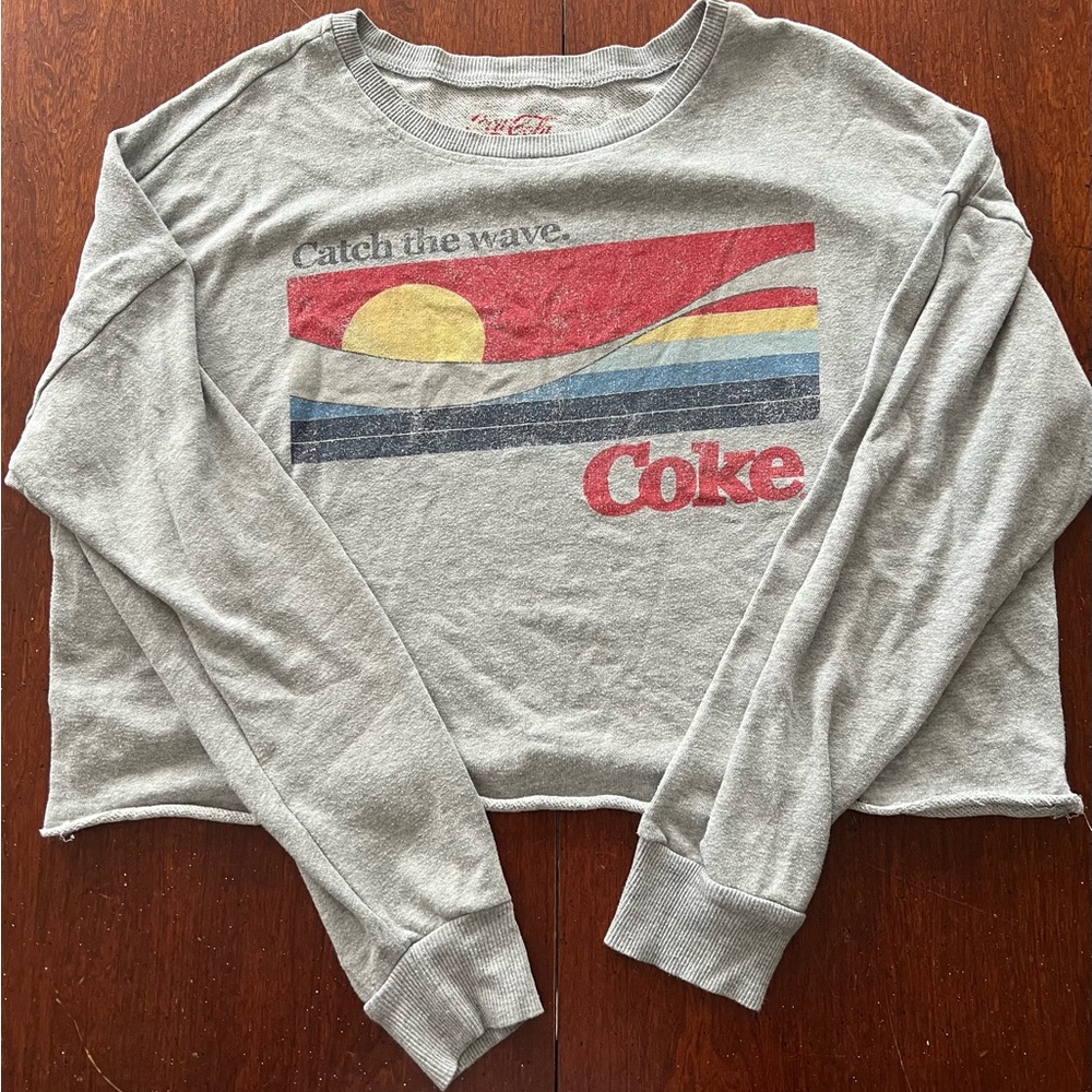 Coca-Cola long sleeve Crop top
